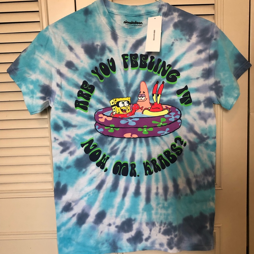 NWT Nickelodeon spongebob tie dye T-shirt - Picture 3 of 6